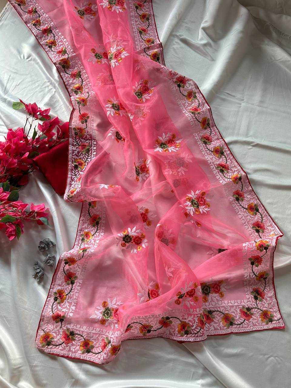 YNF Wholesale Organza Silk Designer Sarees KESH568 Nagma | Surat Manufacturer