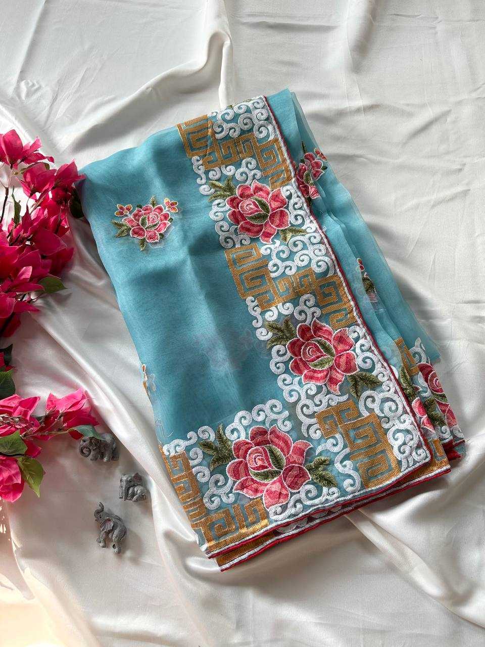 YNF Wholesale Organza Silk Designer Sarees KESH568 Nagma | Surat Manufacturer
