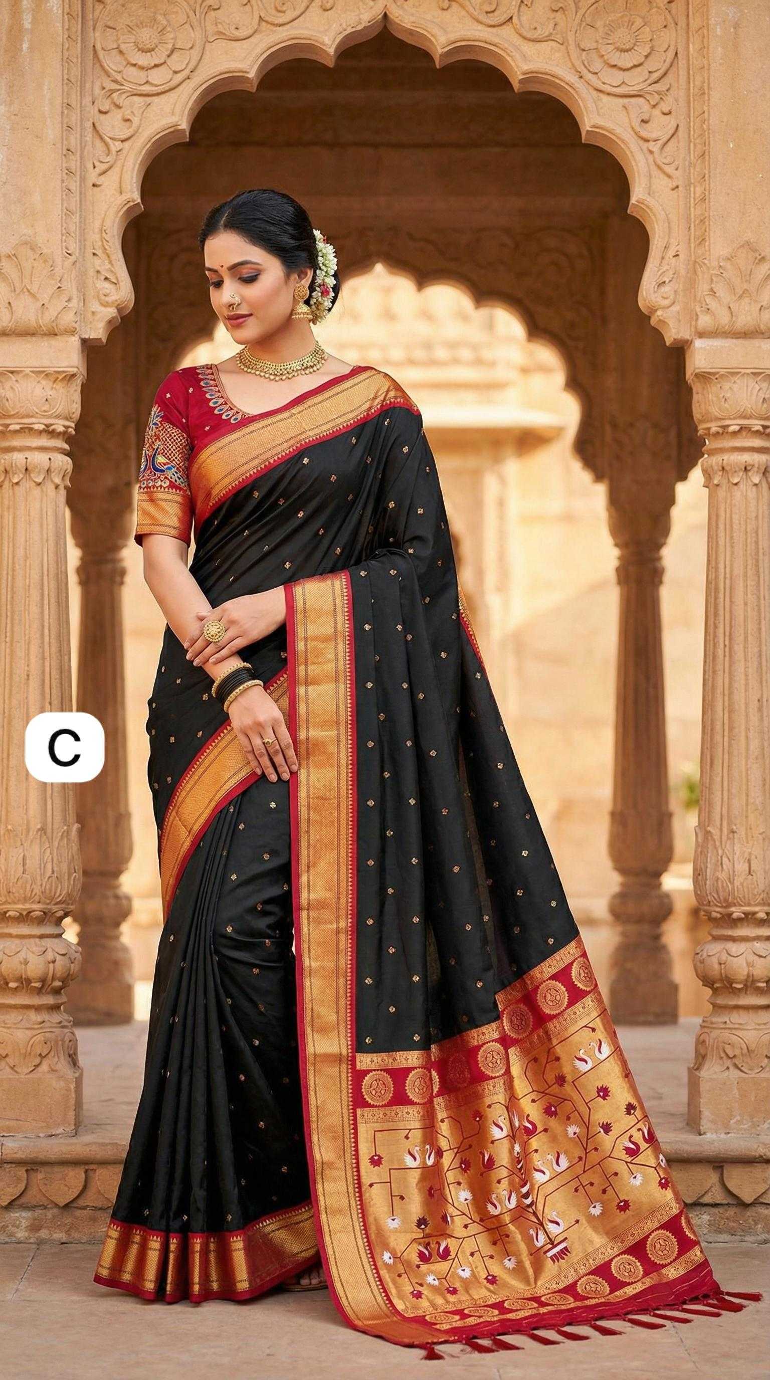 YNF Wholesale Paithani Silk Paithani Sarees RIN150 IKRA | Surat Manufacturer