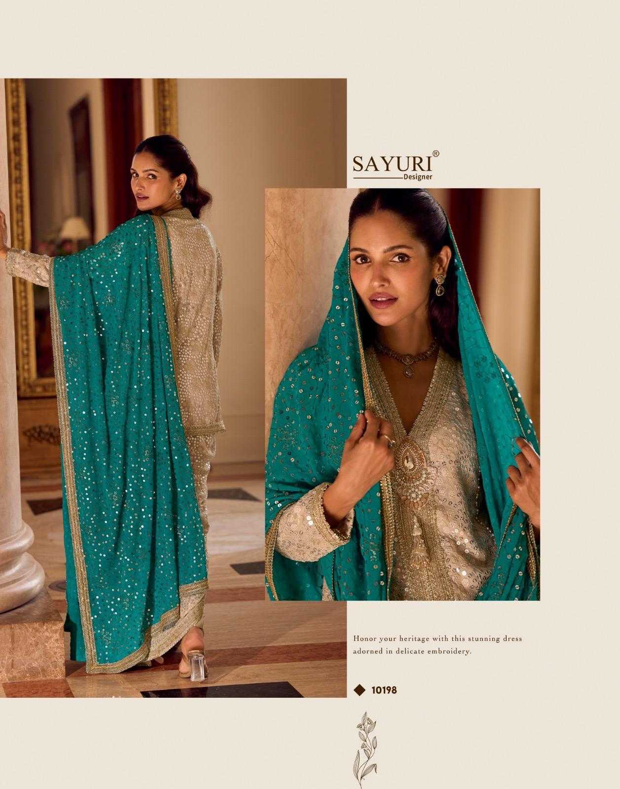 YNF Wholesale Premium Georgette Embroidered Kurtis KESH481 SAYURI SWAROSKI | Surat Manufacturer