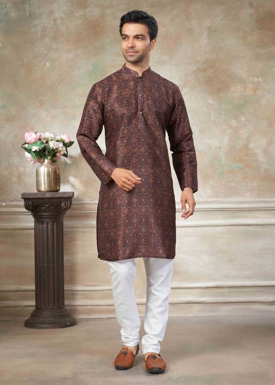 YNF Wholesale Premium Silk Mens Kurta Pyjama KESH650 Venmer Vol 140 | Surat Manufacturer