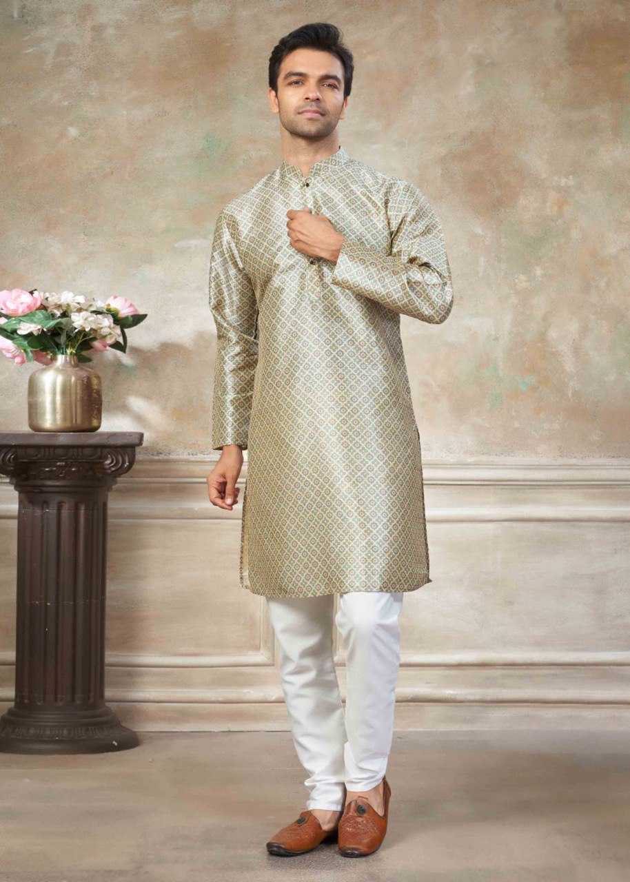 YNF Wholesale Premium Silk Mens Kurta Pyjama KESH650 Venmer Vol 140 | Surat Manufacturer