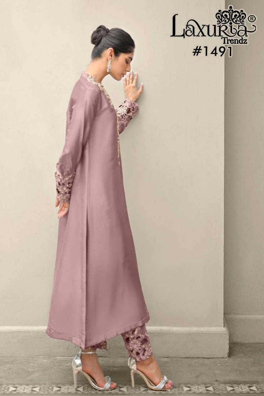 YNF Wholesale Satin Embroidered Suits KESH530 Laxuria 1491 | Surat Manufacturer