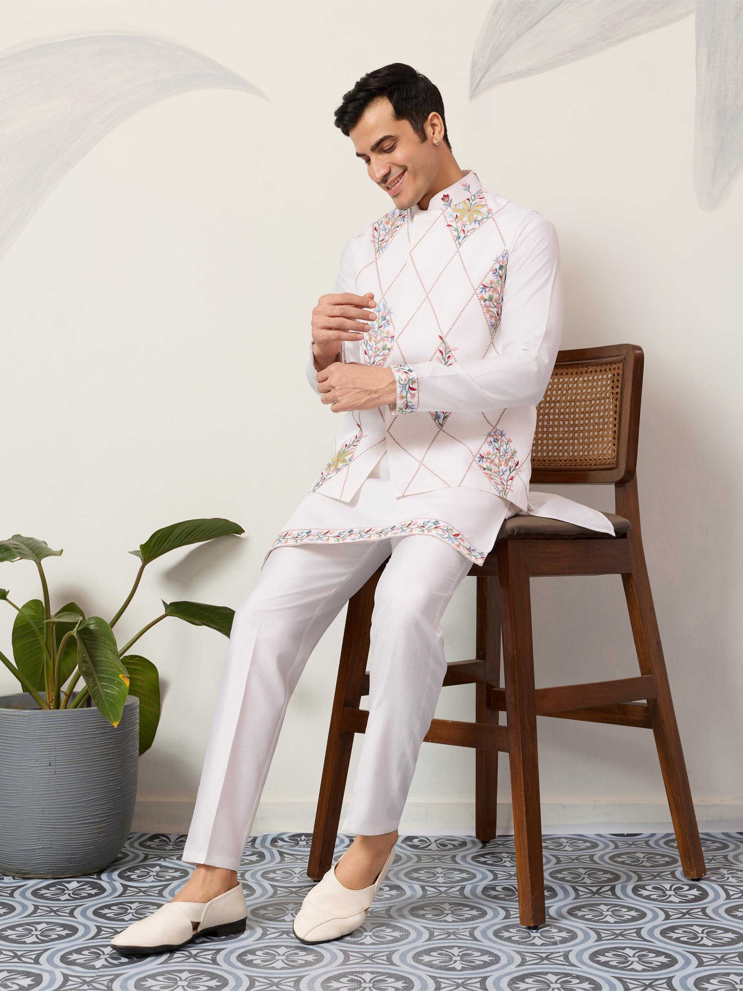 YNF Wholesale Silk Mens Kurta Pyjama RIN202 ROYAL RIVAAJ KOTI | Surat Manufacturer