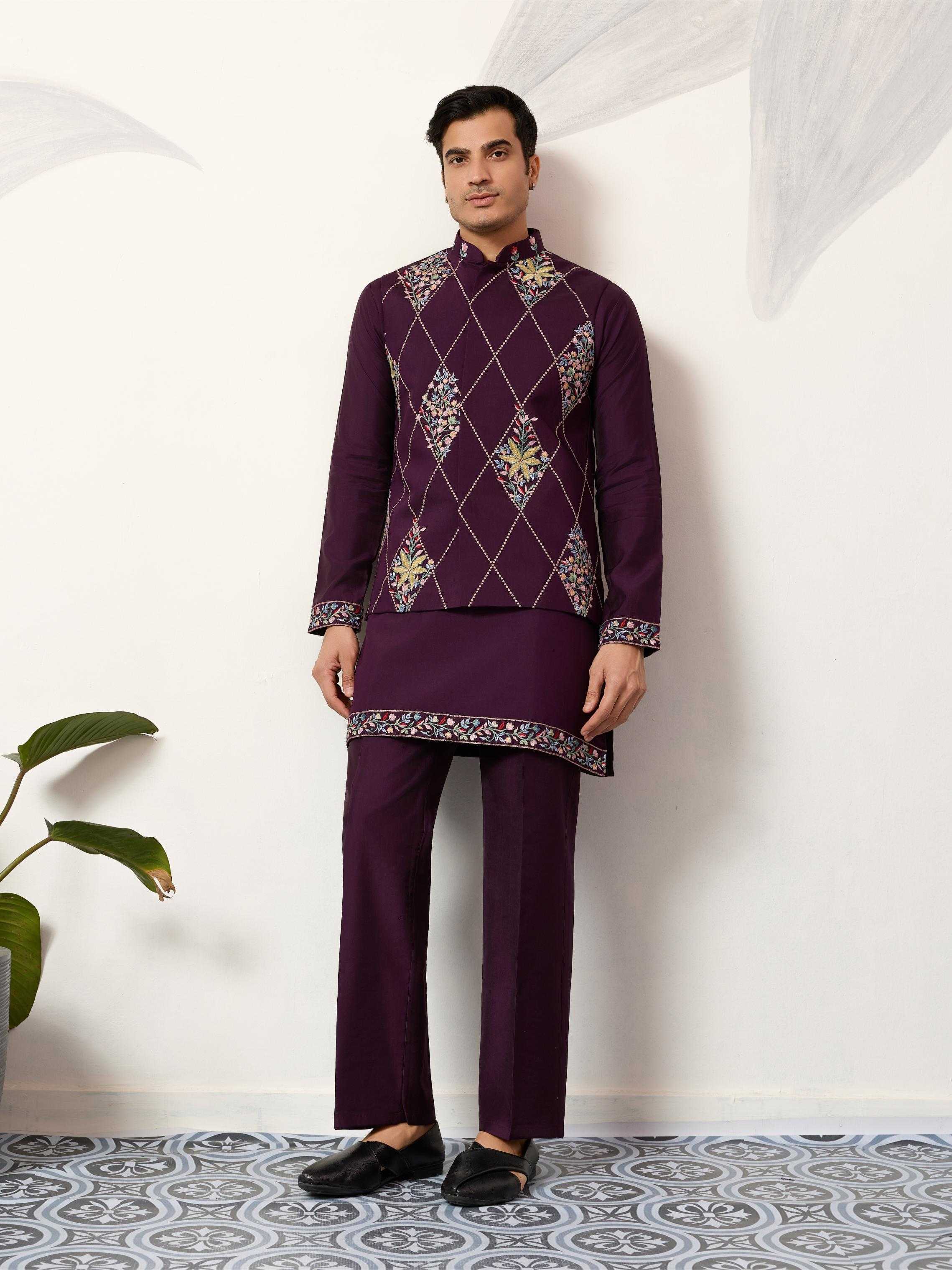 YNF Wholesale Silk Mens Kurta Pyjama RIN202 ROYAL RIVAAJ KOTI | Surat Manufacturer