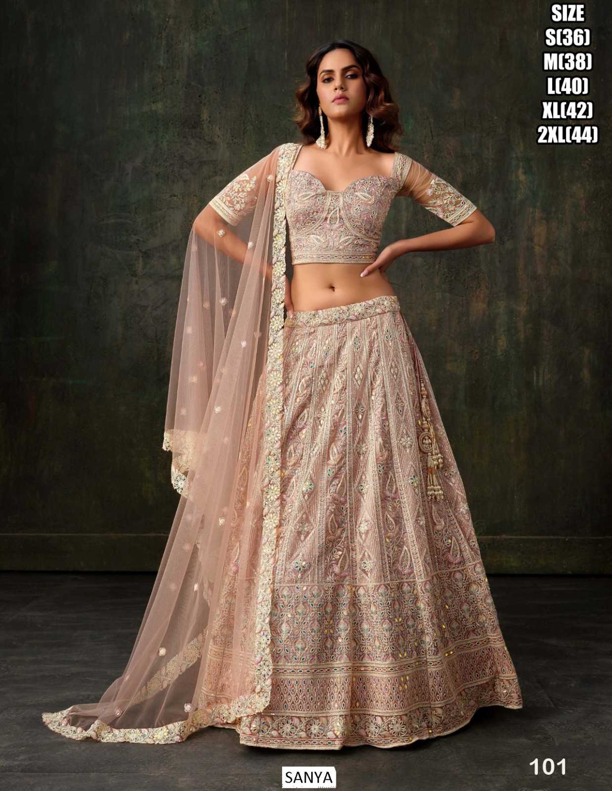 YNF Wholesale Soft Net Designer Lehenga KESH481 Sanya | Surat Manufacturer