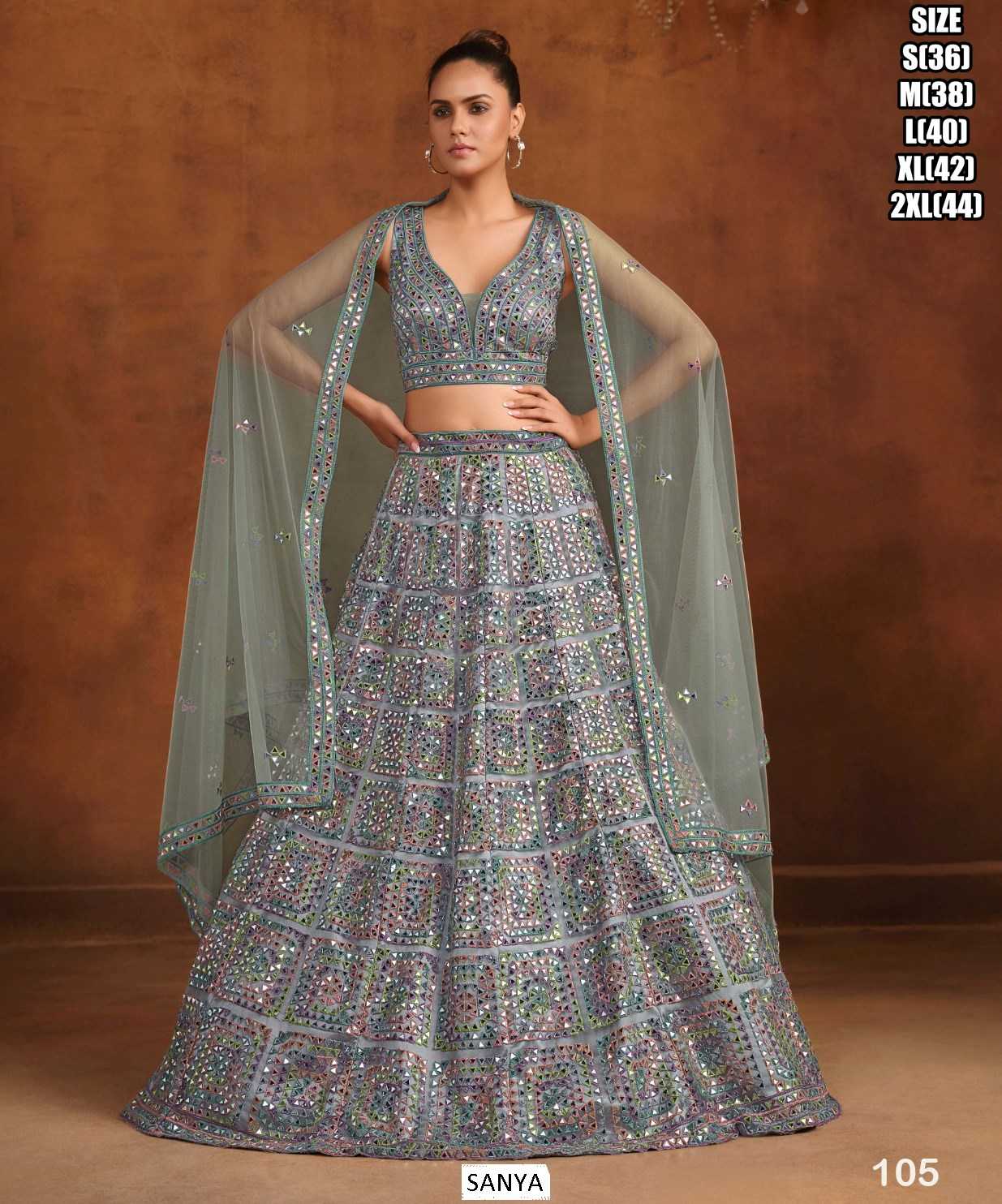 YNF Wholesale Soft Net Designer Lehenga KESH481 Sanya | Surat Manufacturer