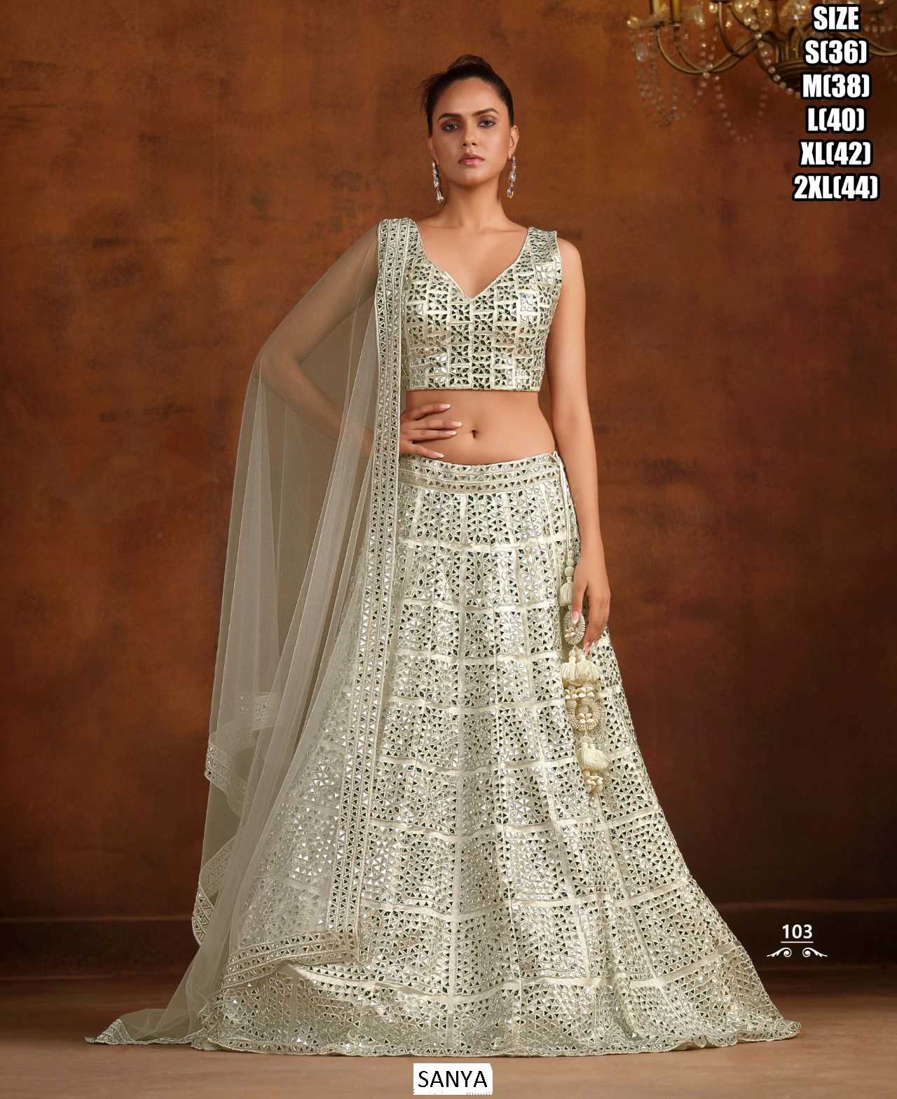 YNF Wholesale Soft Net Designer Lehenga KESH481 Sanya | Surat Manufacturer