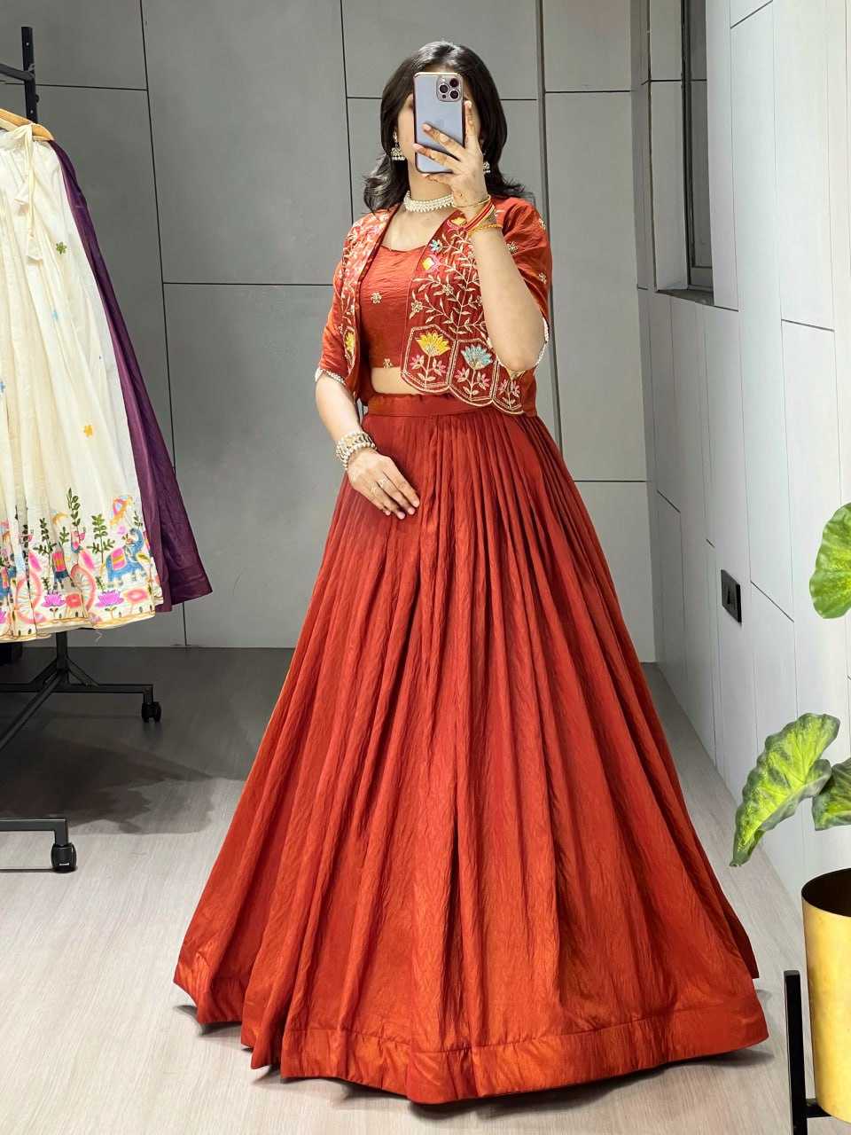 YNF Wholesale Soft Vichitra Fancy Lehenga RIN119 8228 | Surat Manufacturer