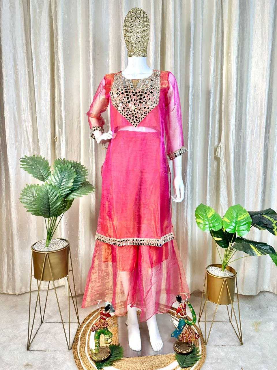 YNF Wholesale Tissue Silk Dresses KESH531 101 | Surat Manufacturer