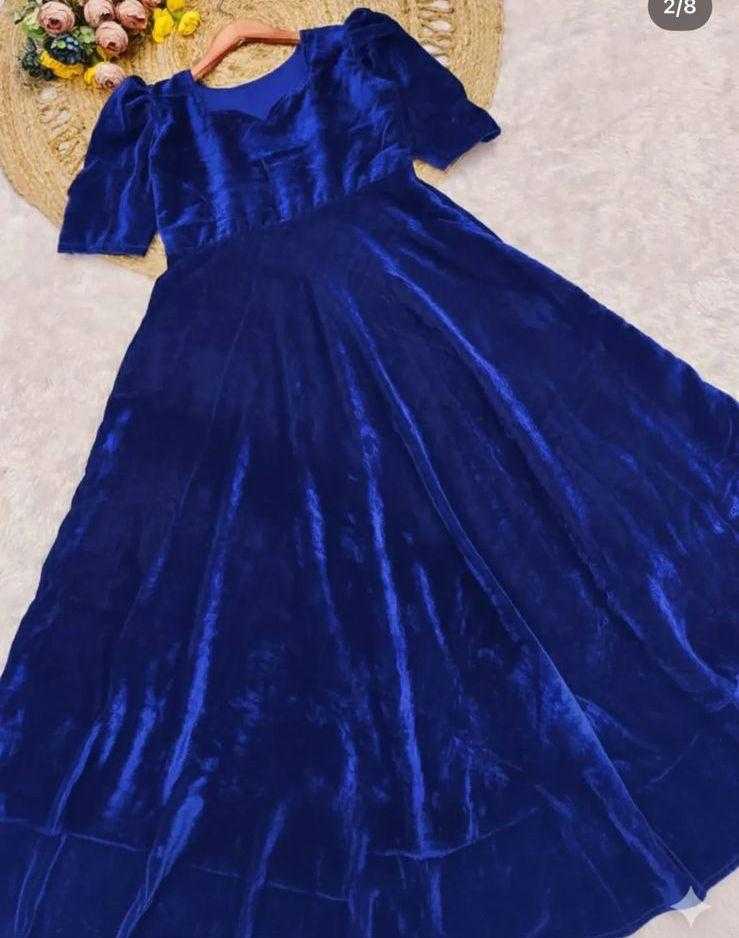 YNF Wholesale Velvet Kids Gown KESH503 8156 | Surat Manufacturer