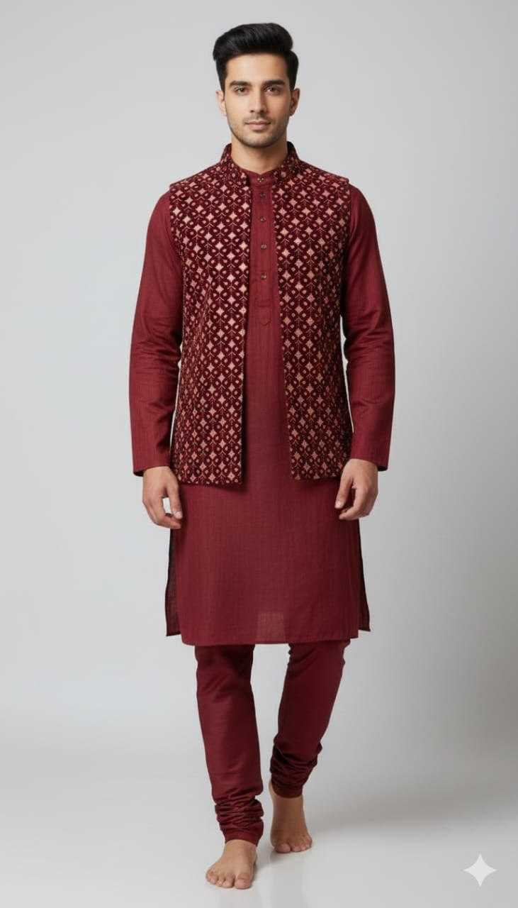 YNF Wholesale Velvet Mens Kurta Pyjama KESH650 Velvet Vol 3 | Surat Manufacturer