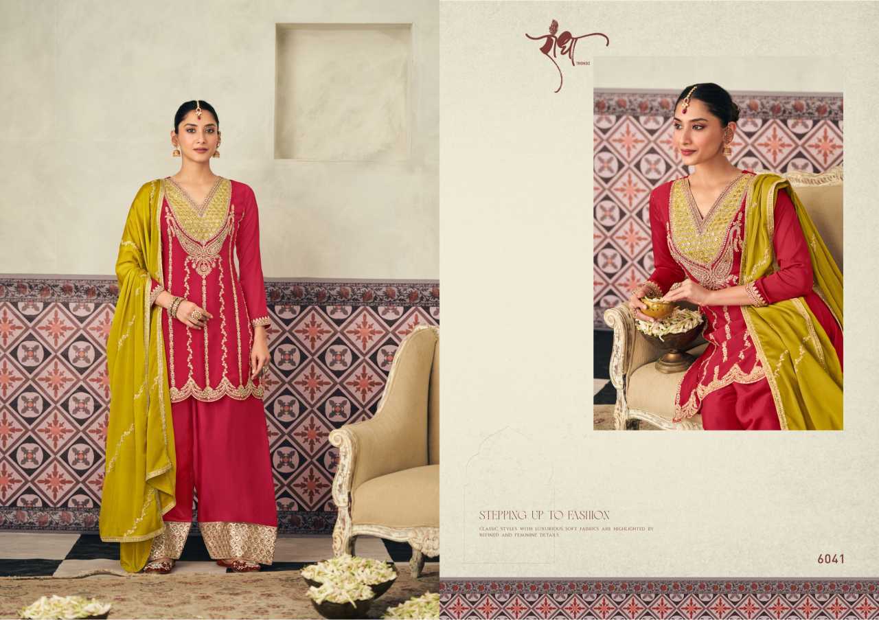 YNF Wholesale Blooming Chinon Ladies Suits KESH587 RADHA _HEER | Surat Manufacturer