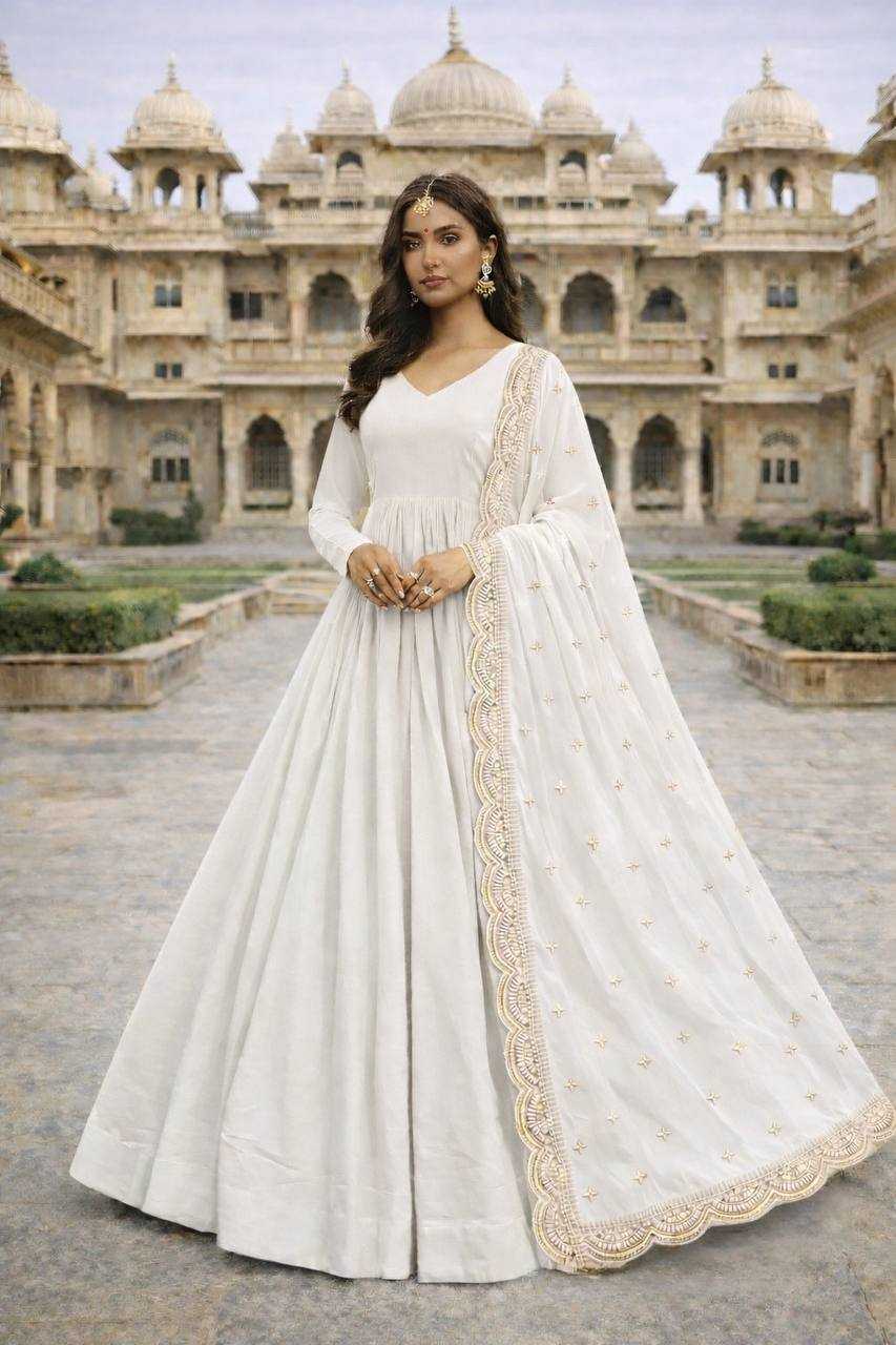 YNF Wholesale Blooming Faux Georgette Wedding Gown KESH175 Dhanvi | Surat Manufacturer