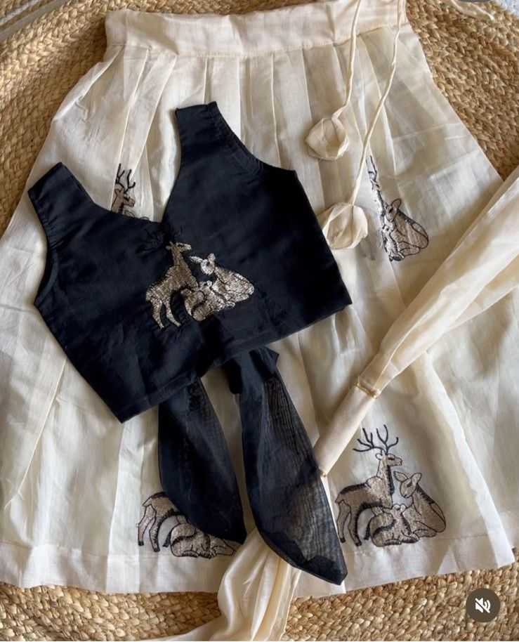 YNF Wholesale Chanderi Silk Kids Lehenga RIN235 chandri | Surat Manufacturer
