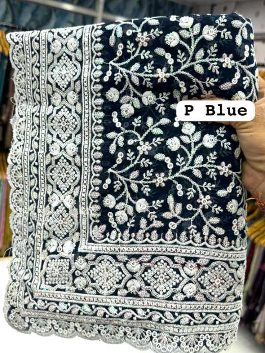 YNF Wholesale Chikan Designer Sarees KESH114 9517 | Surat Manufacturer