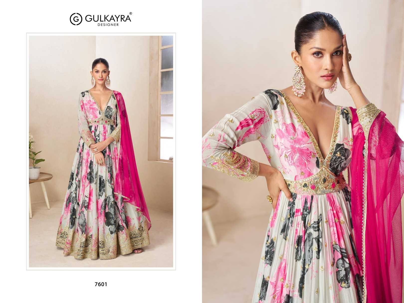 YNF Wholesale Chinon Festive Kurtis KESH481 GULKAYRA RUSHIKA 7583 | Surat Manufacturer