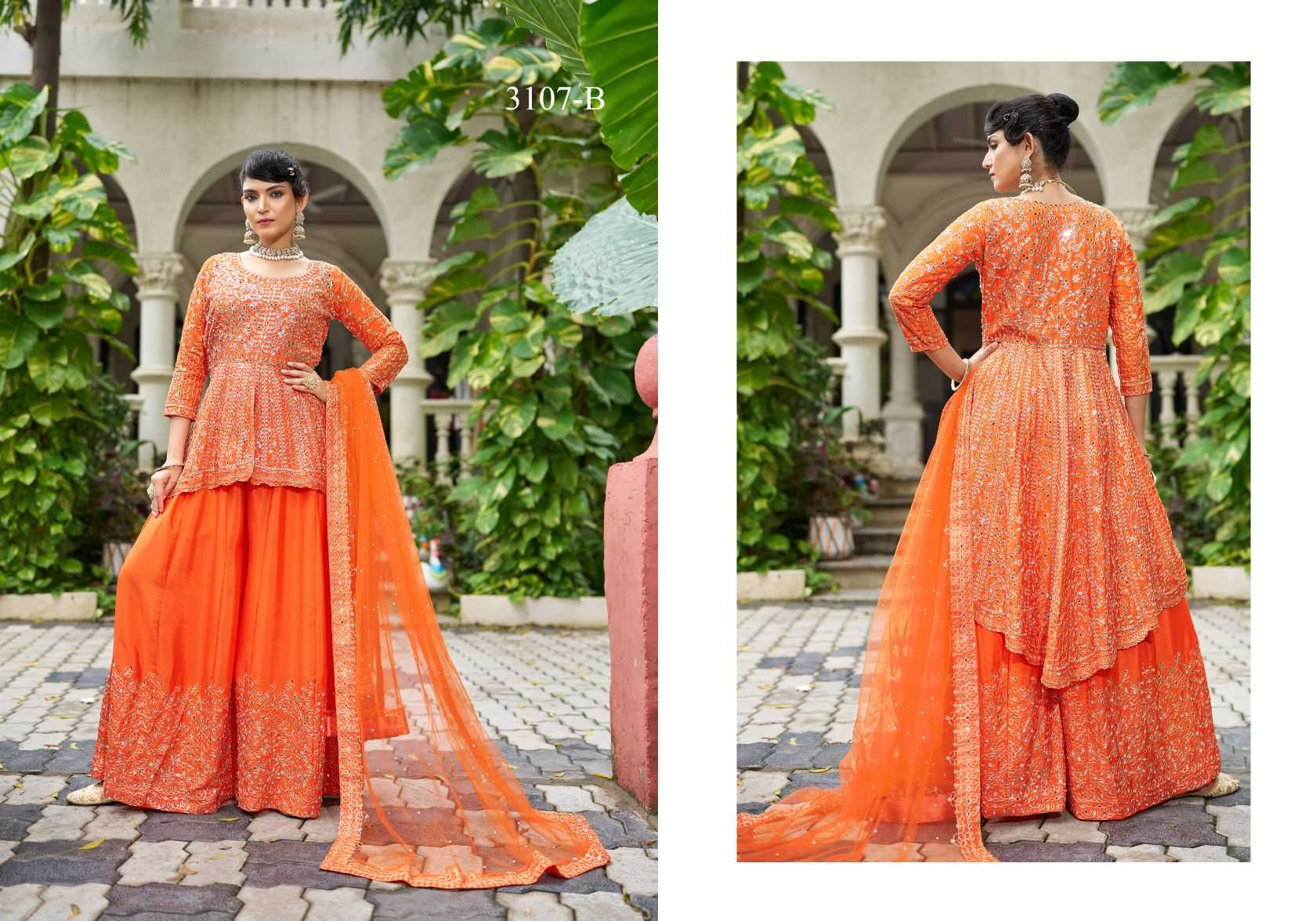 YNF Wholesale Chinon Bridal Wedding Dresses KESH630 3107 | Surat Manufacturer