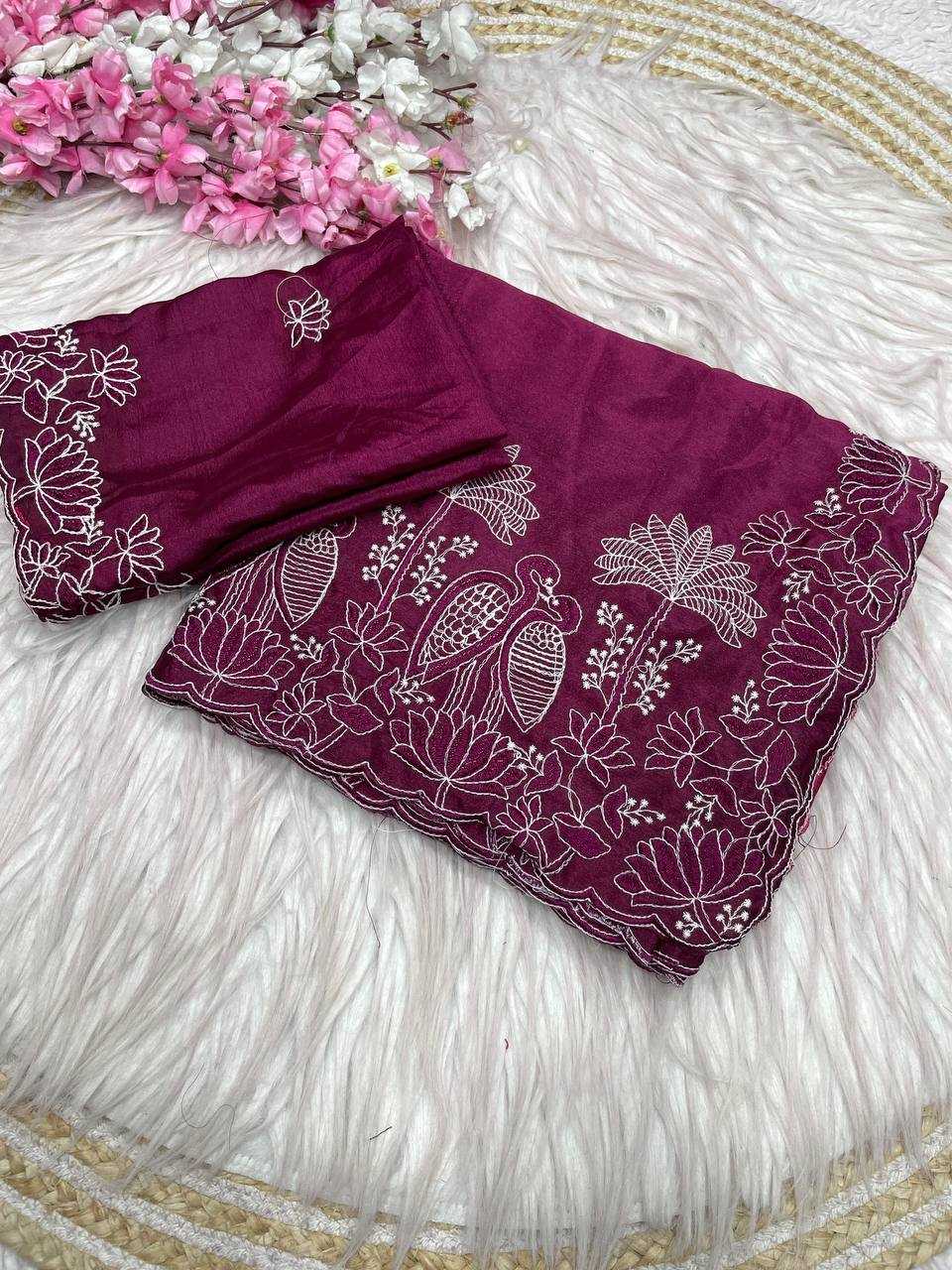 YNF Wholesale Chinon Indian Sarees RIN230 671 | Surat Manufacturer