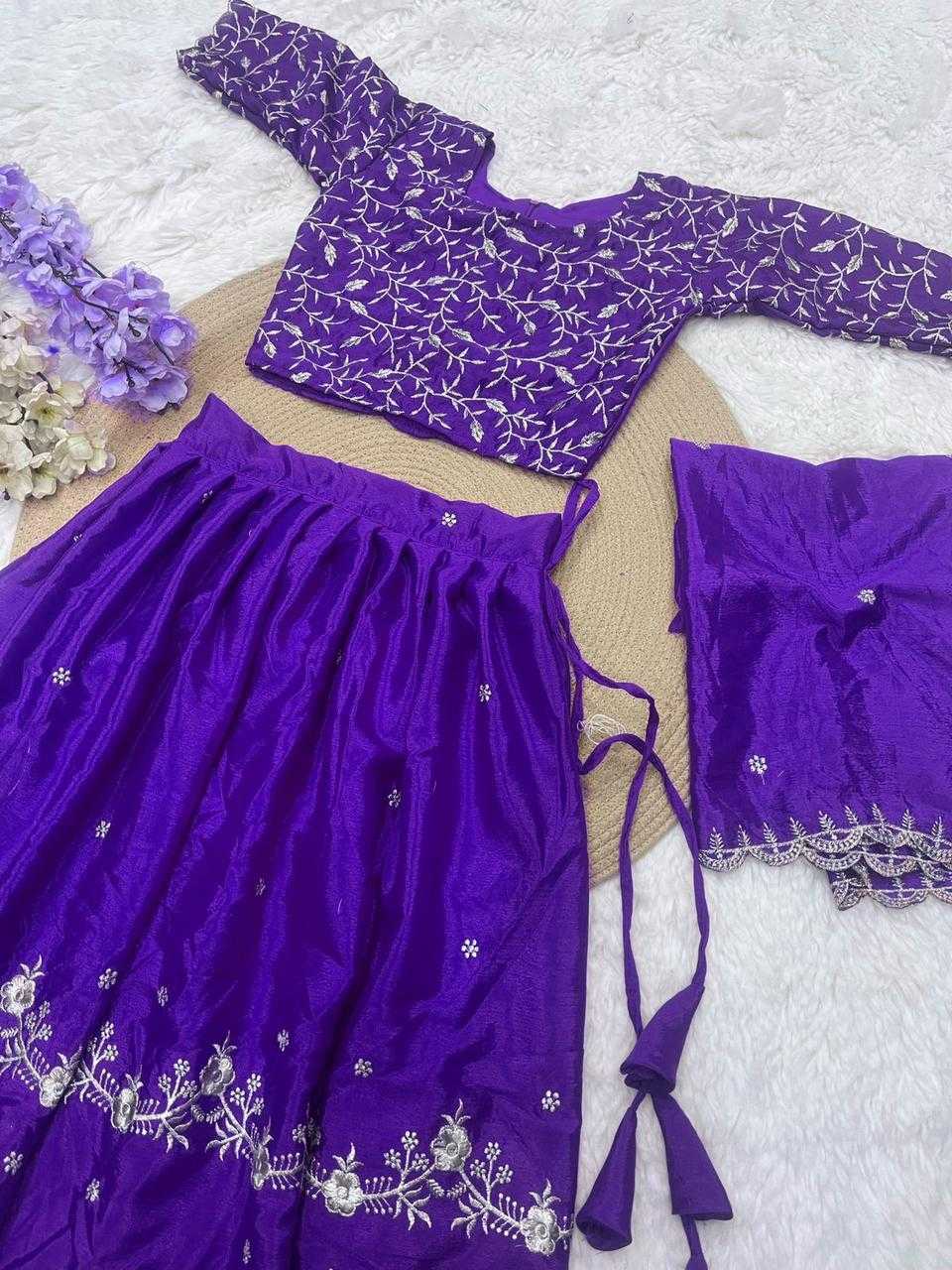 YNF Wholesale Chinon Kids Ethnic Wear RIN235 chinon febric | Surat Manufacturer