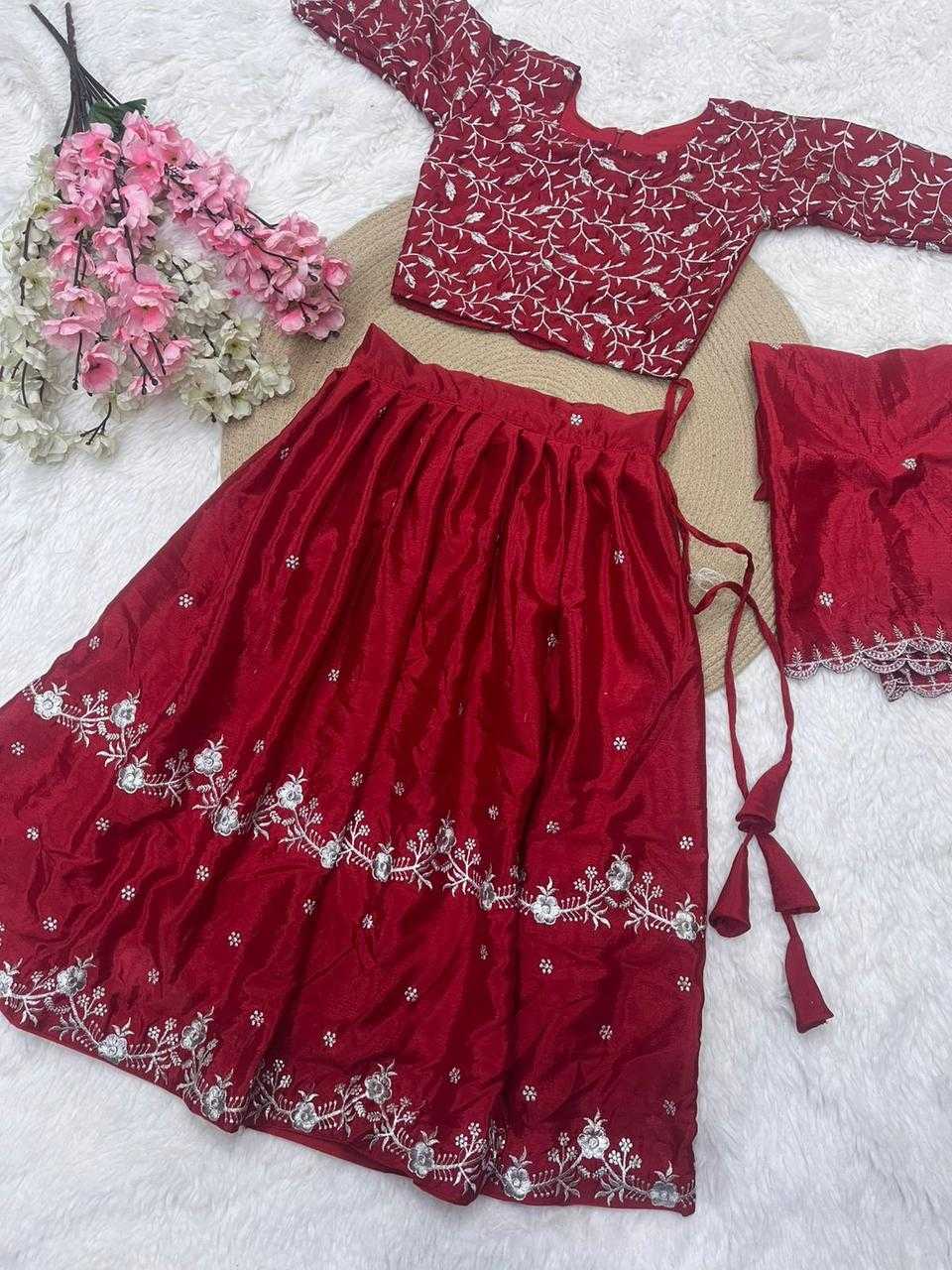 YNF Wholesale Chinon Kids Ethnic Wear RIN235 chinon febric | Surat Manufacturer