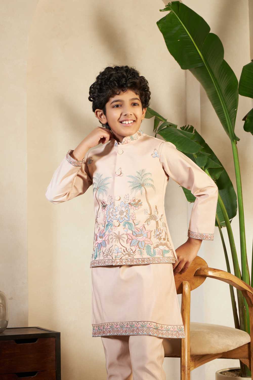 YNF Wholesale Cotton Kids Kurta Pajama RIN202 Little Viraasat | Surat Manufacturer