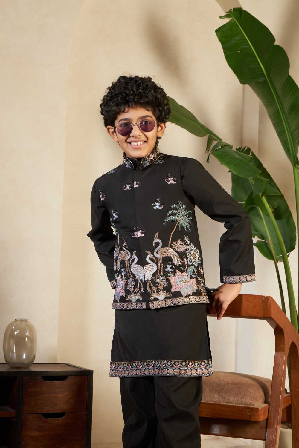 YNF Wholesale Cotton Kids Kurta Pajama RIN202 Little Viraasat | Surat Manufacturer
