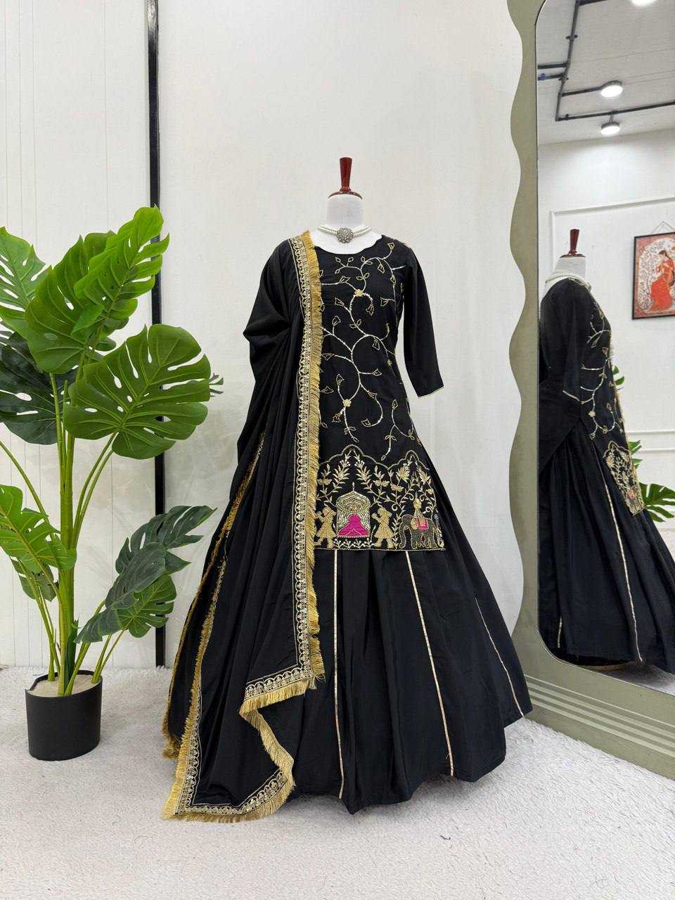 YNF Wholesale Crepe Silk Traditional Lehenga RIN162 5865 | Surat Manufacturer