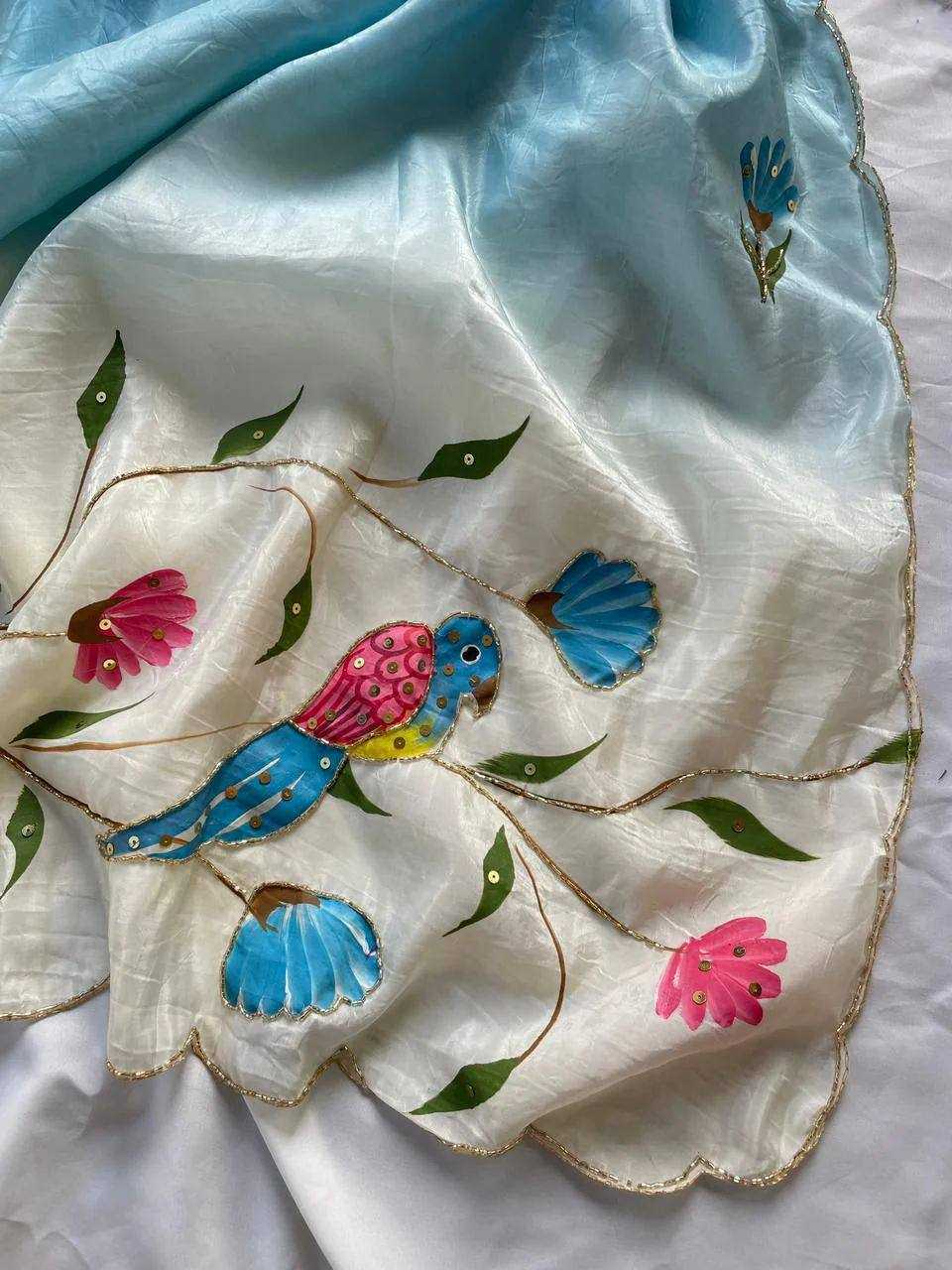 YNF Wholesale Crush Silk Printed Sarees KESH509 gold crush | Surat Manufacturer