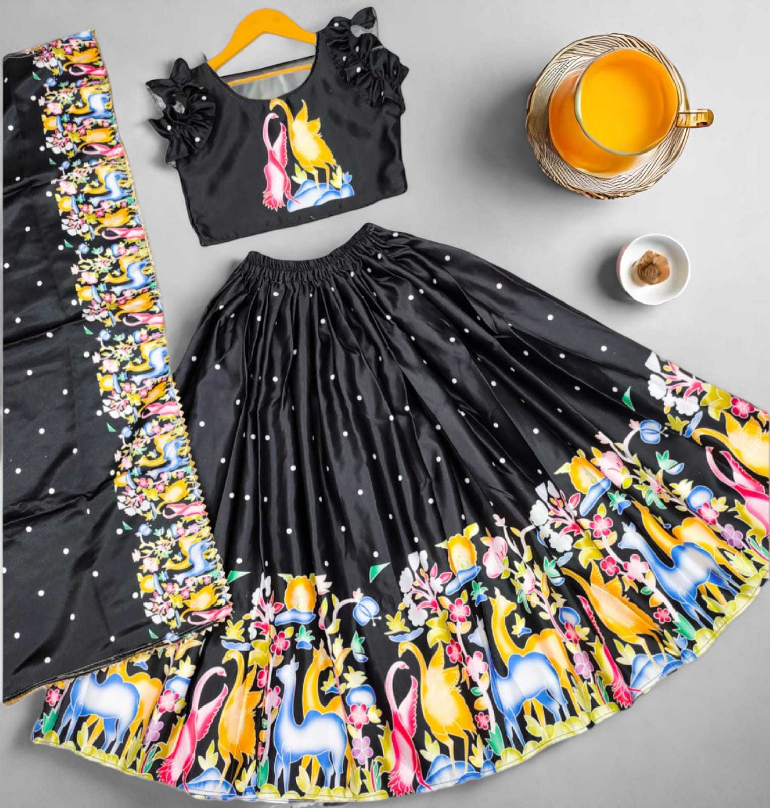 YNF Wholesale Fancy Kids Lehenga RIN235 Soft Printed | Surat Manufacturer