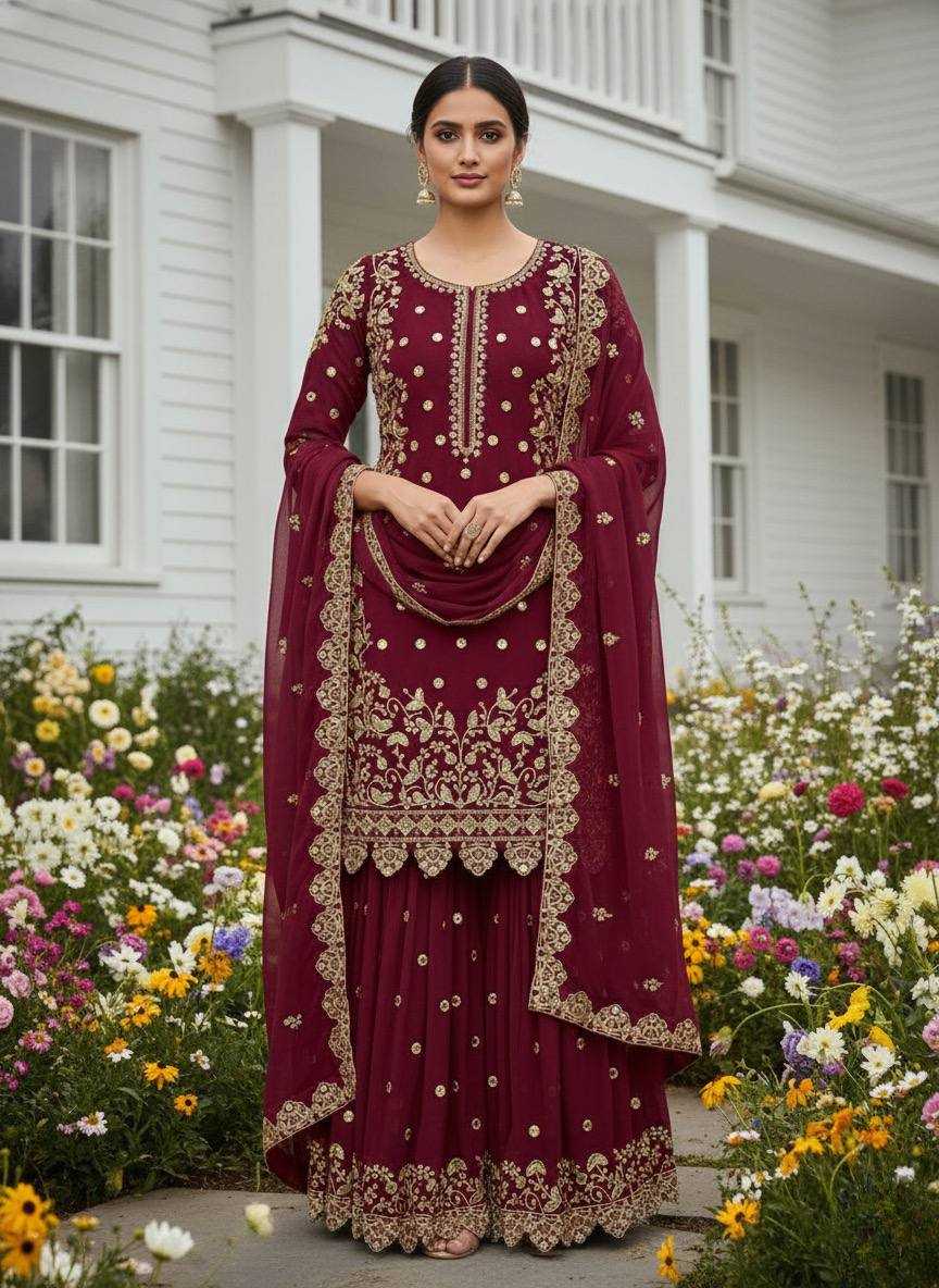 YNF Wholesale Faux Georgette Embroidery Suits KESH159 1713 | Surat Manufacturer