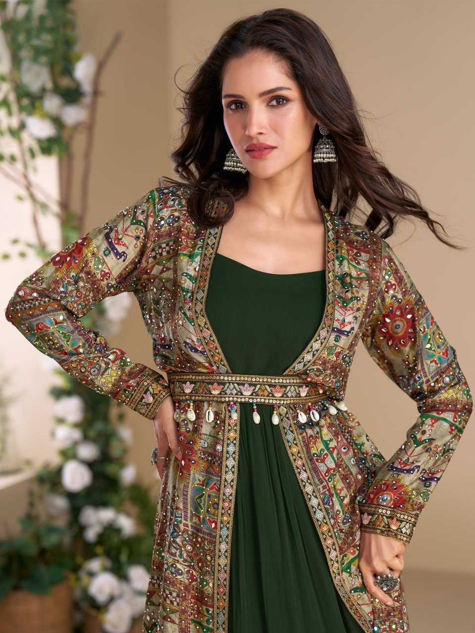 YNF Wholesale Faux Georgette Designer dresses KESH704 SAYURI JANVI 5824 | Surat Manufacturer