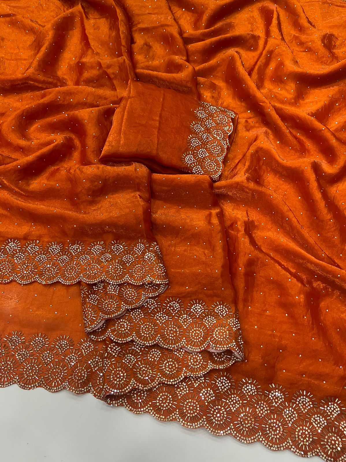 YNF Wholesale FENDY Embroidered Sarees KESH547 SARAN | Surat Manufacturer