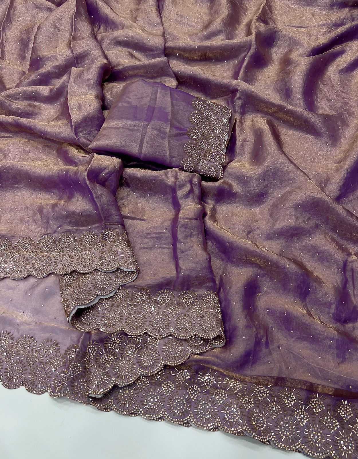 YNF Wholesale FENDY Embroidered Sarees KESH547 SARAN | Surat Manufacturer