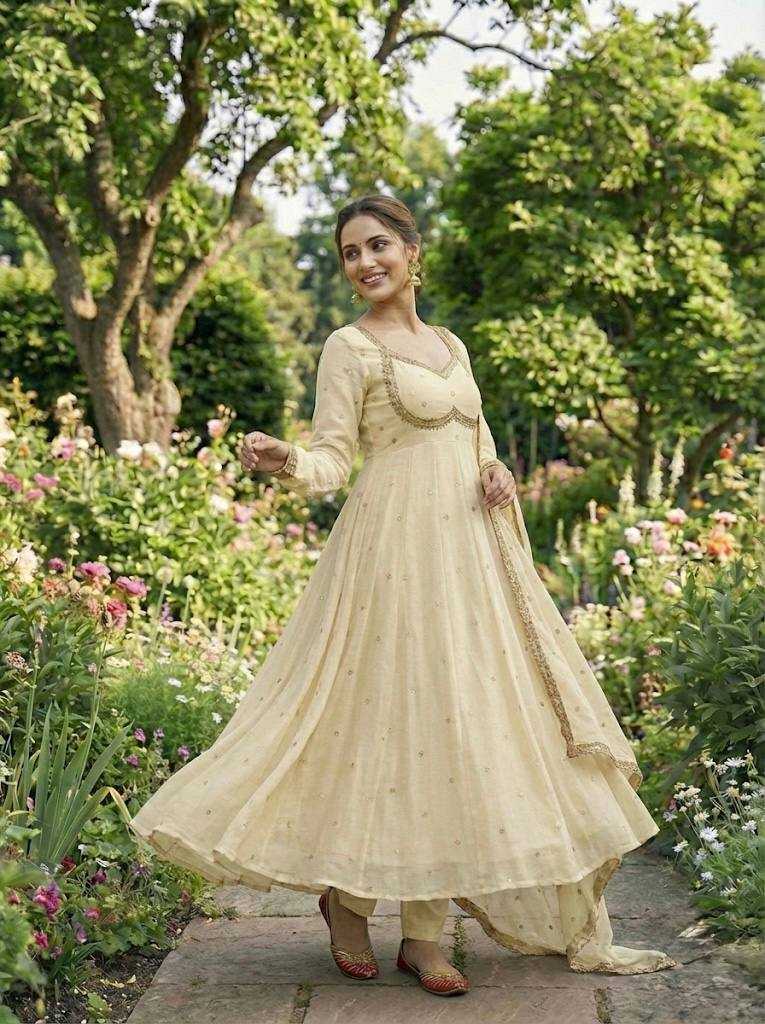 YNF Wholesale FENDY Satin Party Wear Gowns KESH513 542 | Surat Manufacturer