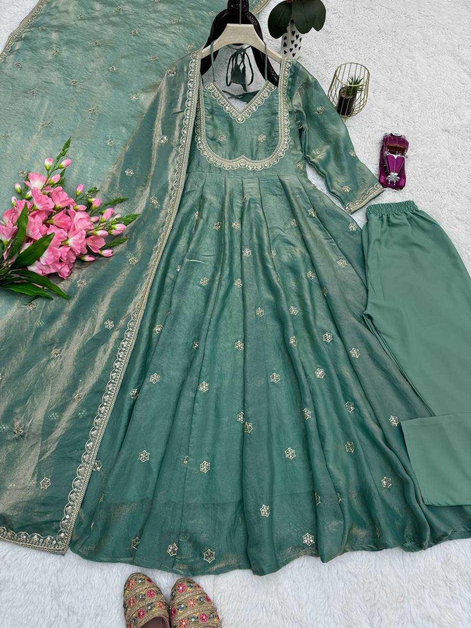 YNF Wholesale FENDY Silk Bollywood Style Gowns KESH490 686 | Surat Manufacturer