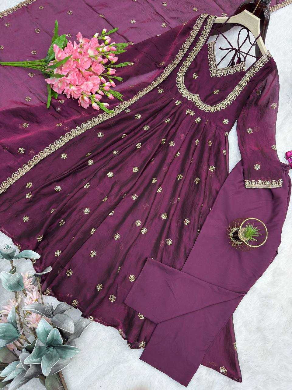 YNF Wholesale FENDY Silk Bollywood Style Gowns KESH490 686 | Surat Manufacturer