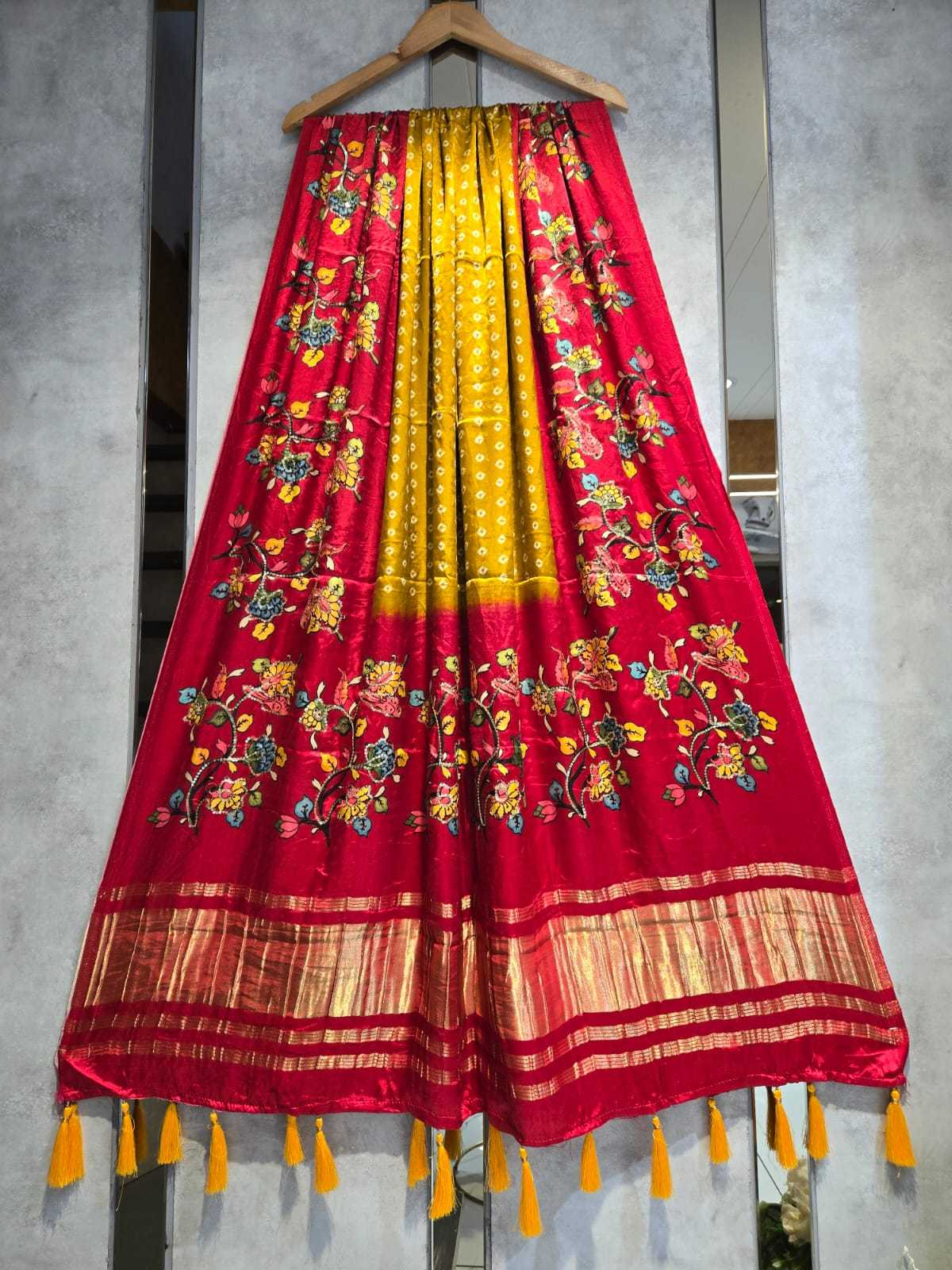 YNF Wholesale Gajji Silk Gajji Modal Dupattas KESH580 silk lagdi | Surat Manufacturer