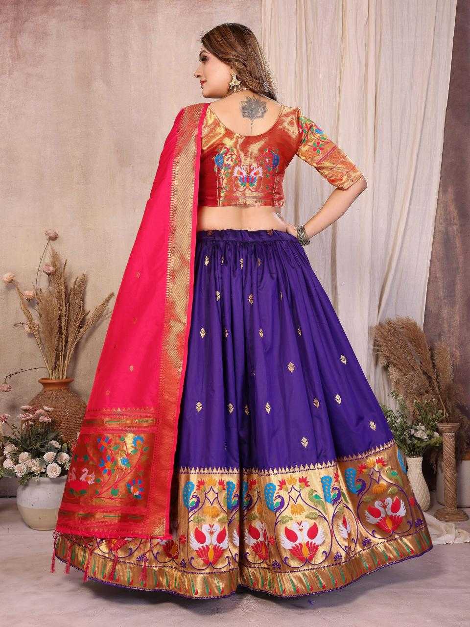 YNF Wholesale Jacquard Silk Traditional Lehenga KESH714 VINAYAK -3 | Surat Manufacturer