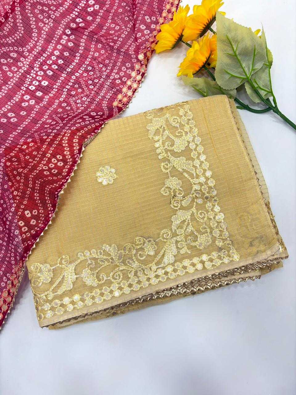 YNF Wholesale Kota Checks Zari Sarees KESH592 gottapati | Surat Manufacturer