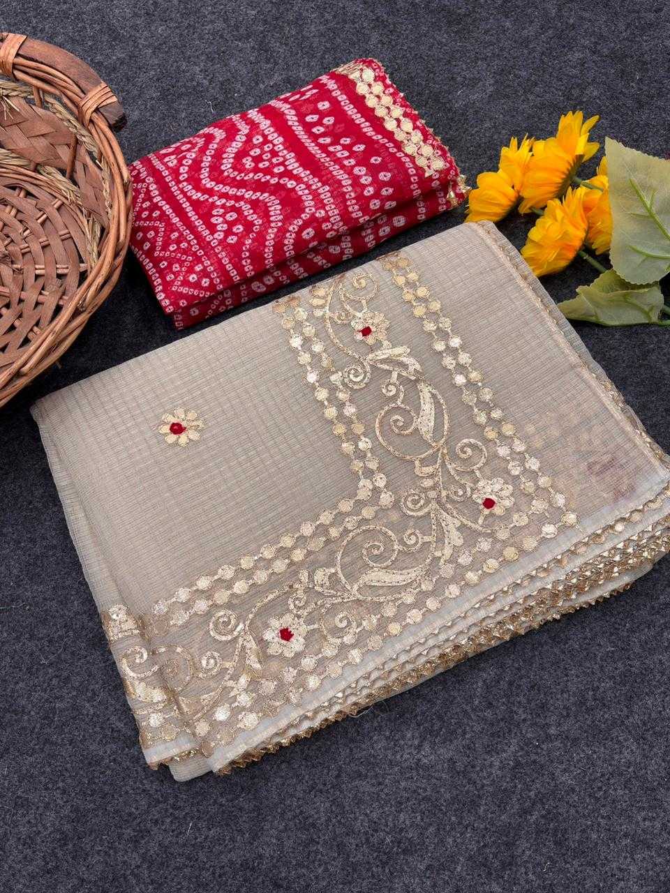 YNF Wholesale Kota Checks Party Wear Sarees KESH592 zari weave | Surat Manufacturer