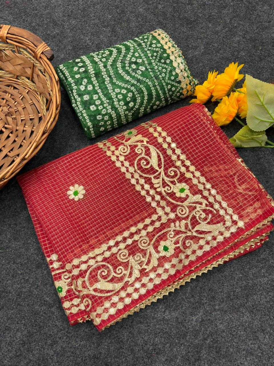 YNF Wholesale Kota Checks Party Wear Sarees KESH592 zari weave | Surat Manufacturer