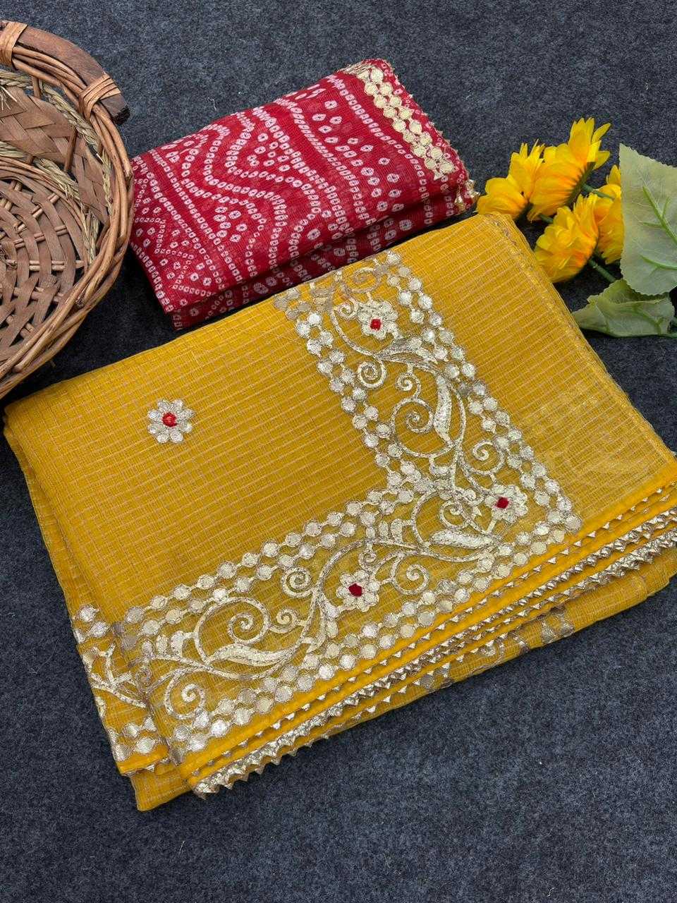 YNF Wholesale Kota Checks Party Wear Sarees KESH592 zari weave | Surat Manufacturer