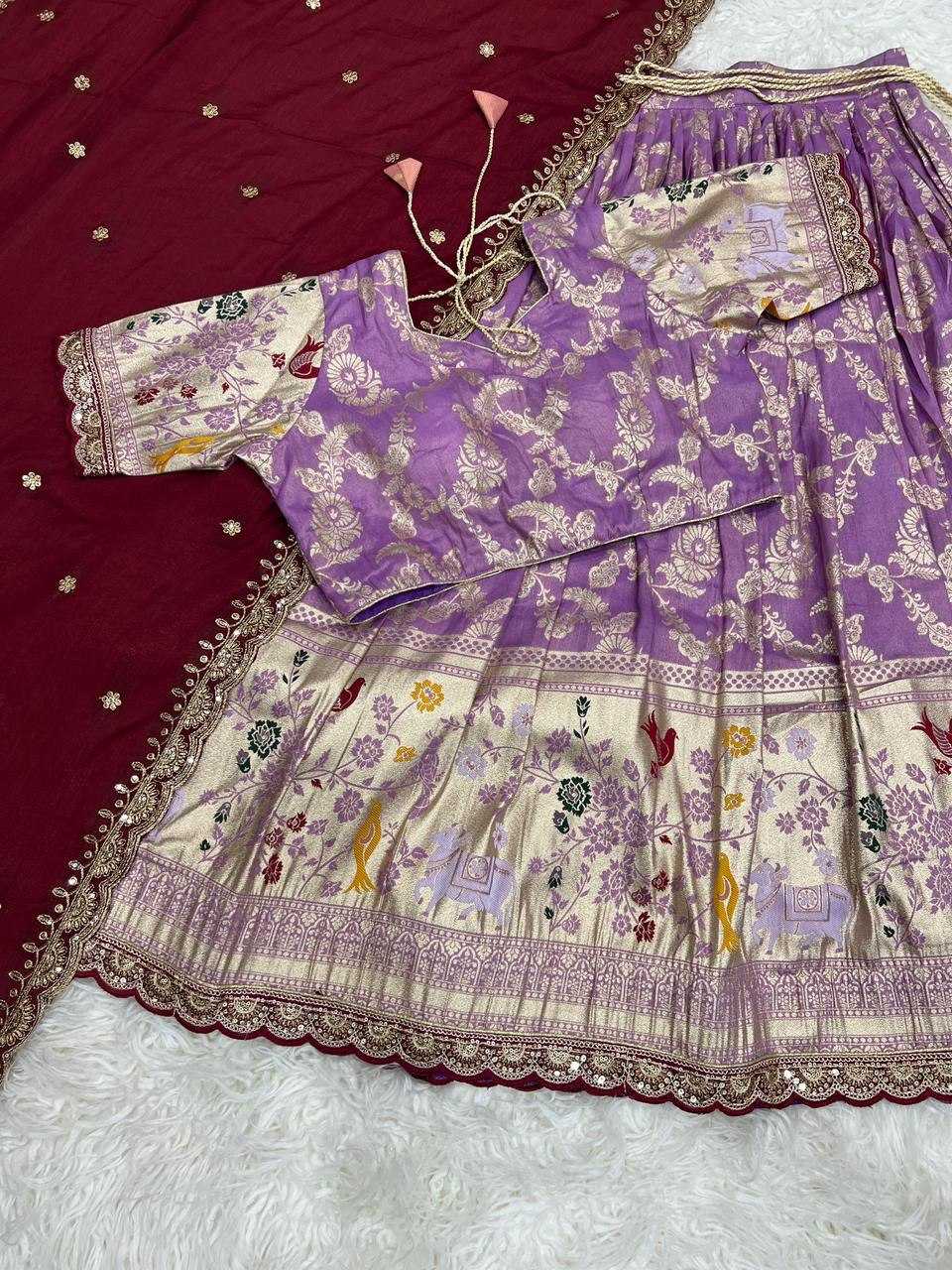 YNF Wholesale Paithani Silk Traditional Lehenga KESH699 Vasudha | Surat Manufacturer