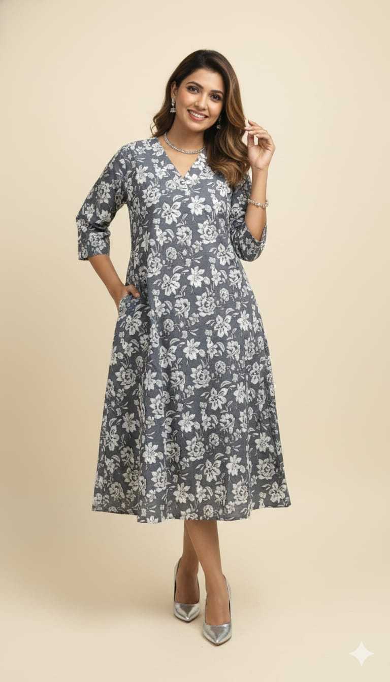 YNF Wholesale Pure Cotton One Piece Dress KESH585 180 | Surat Manufacturer