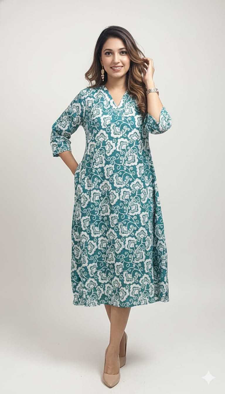 YNF Wholesale Pure Cotton One Piece Dress KESH585 180 | Surat Manufacturer
