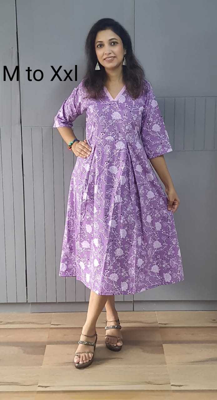 YNF Wholesale Pure Cotton One Piece Dress KESH585 183 | Surat Manufacturer