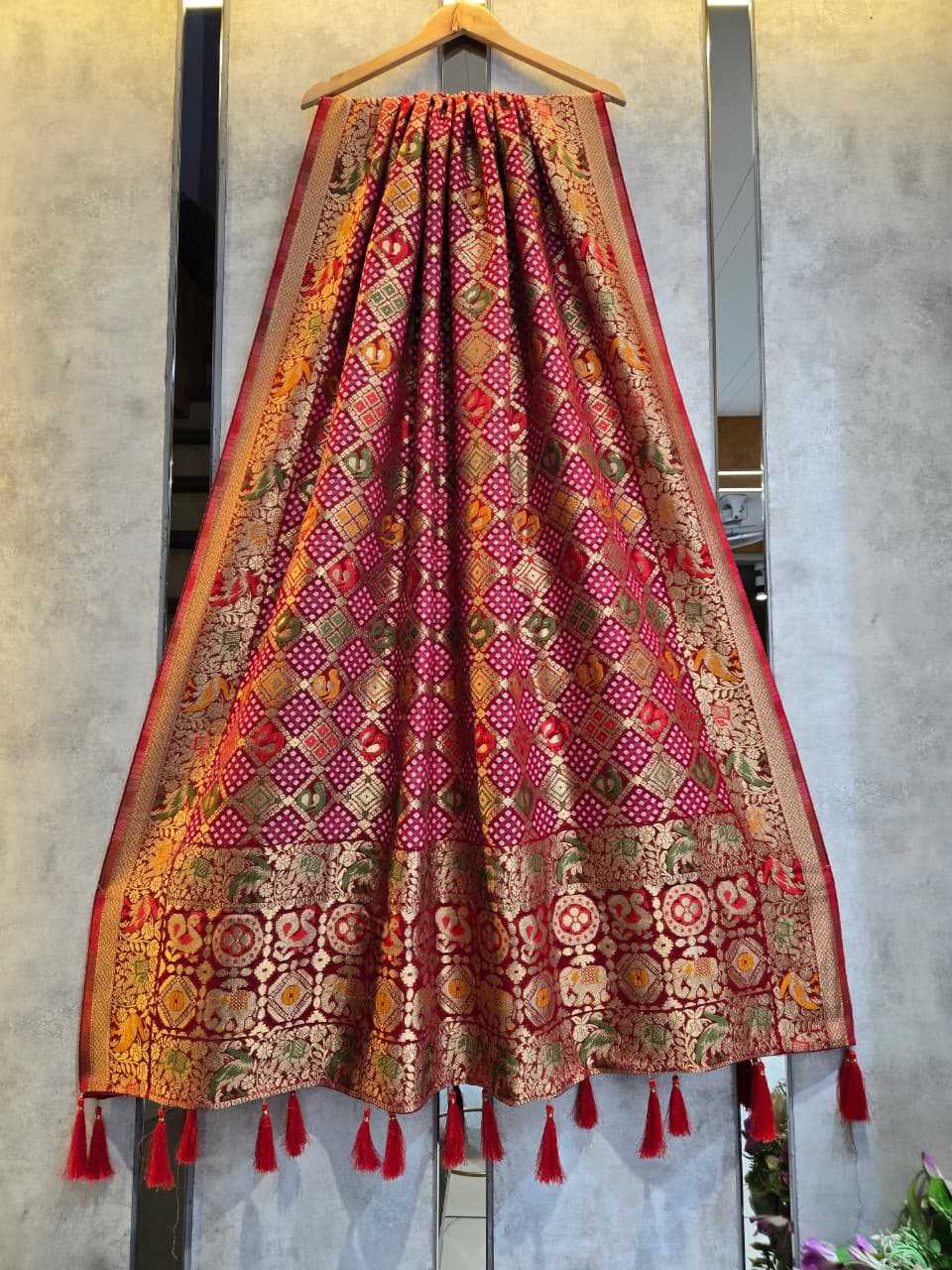YNF Wholesale Pure Jorhat Gajji Modal Dupattas KESH580 patola | Surat Manufacturer