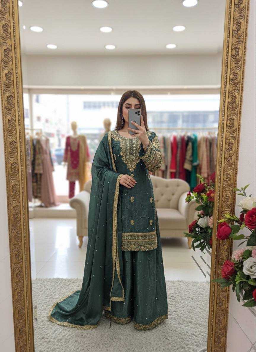 YNF Wholesale Pure Silk Embroidery Suits KESH506 1245 | Surat Manufacturer