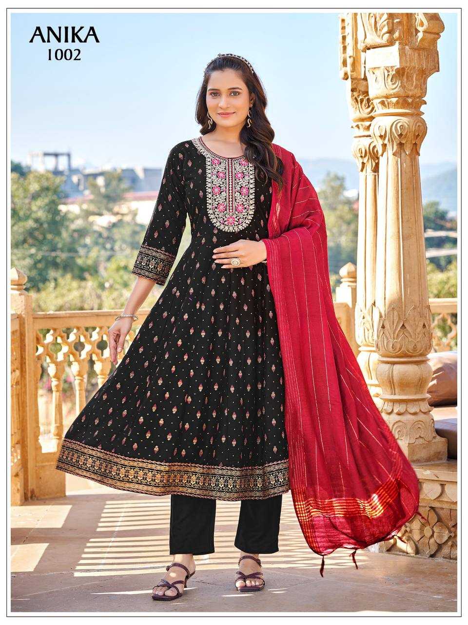 YNF Wholesale Rayon Fancy Gowns RIN131 ANIKA | Surat Manufacturer
